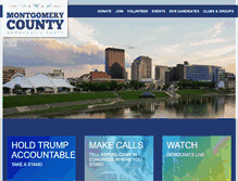 Tablet Screenshot of montgomerydems.org